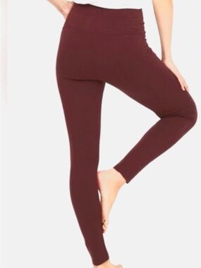 Aerie Offline Women’s Maroon OG High Rise Cotton Blend Leggings Size M